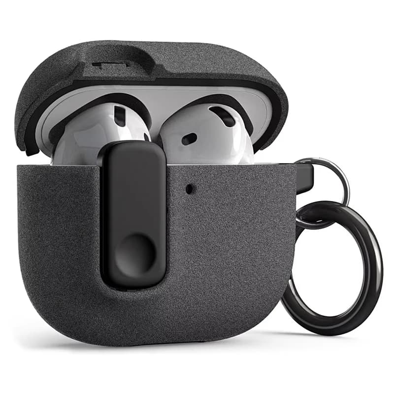 Custodia Protettiva Antiurto con Blocco di Sicurezza per AirPods 4, 3, Pro 2, 1 e AirPods Pro 2 di Seconda Generazione