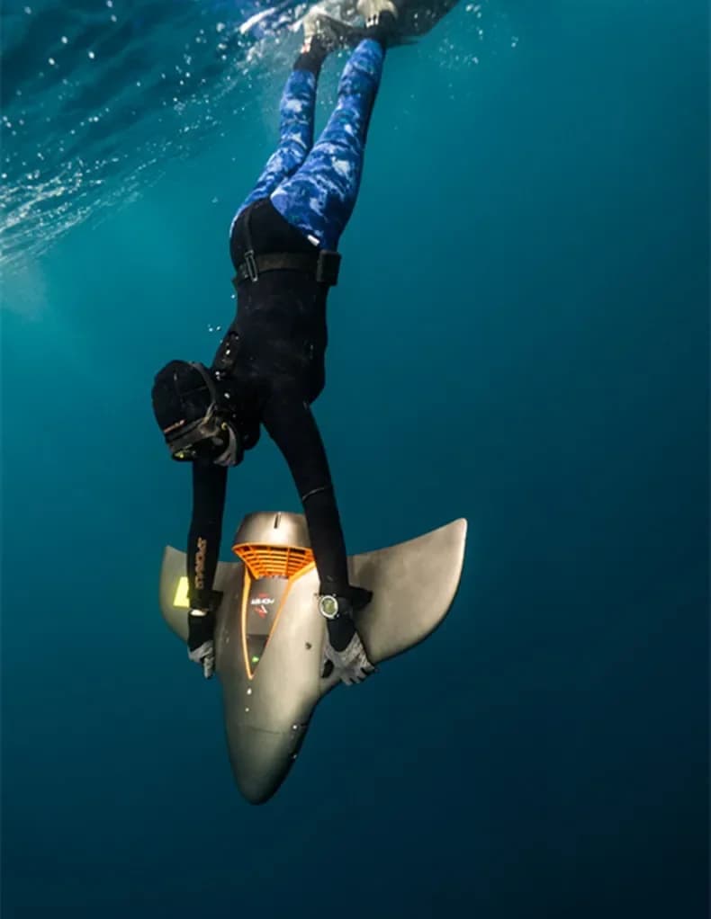 Attrezzatura subacquea per tiro subacqueo, forniture per sport acquatici, propulsione elettrica per snorkeling subacqueo