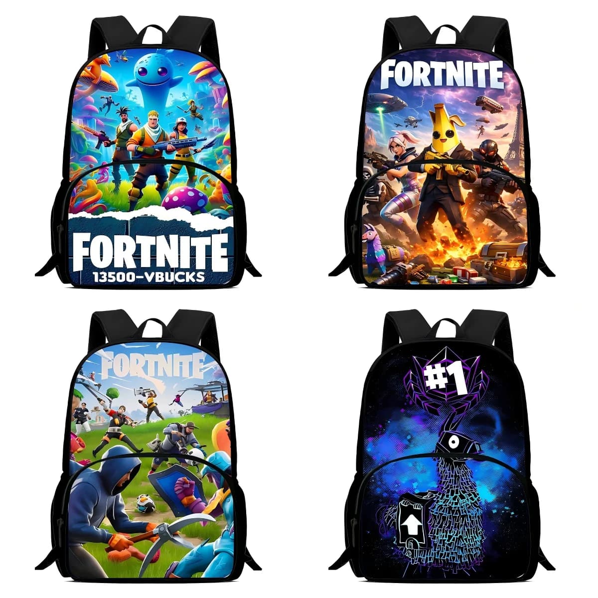 New Game FortniteS Kids Backpacks Boys and Girls Student Birthday Gift Child School Bags Large Capacity Camping Durable Rucksack