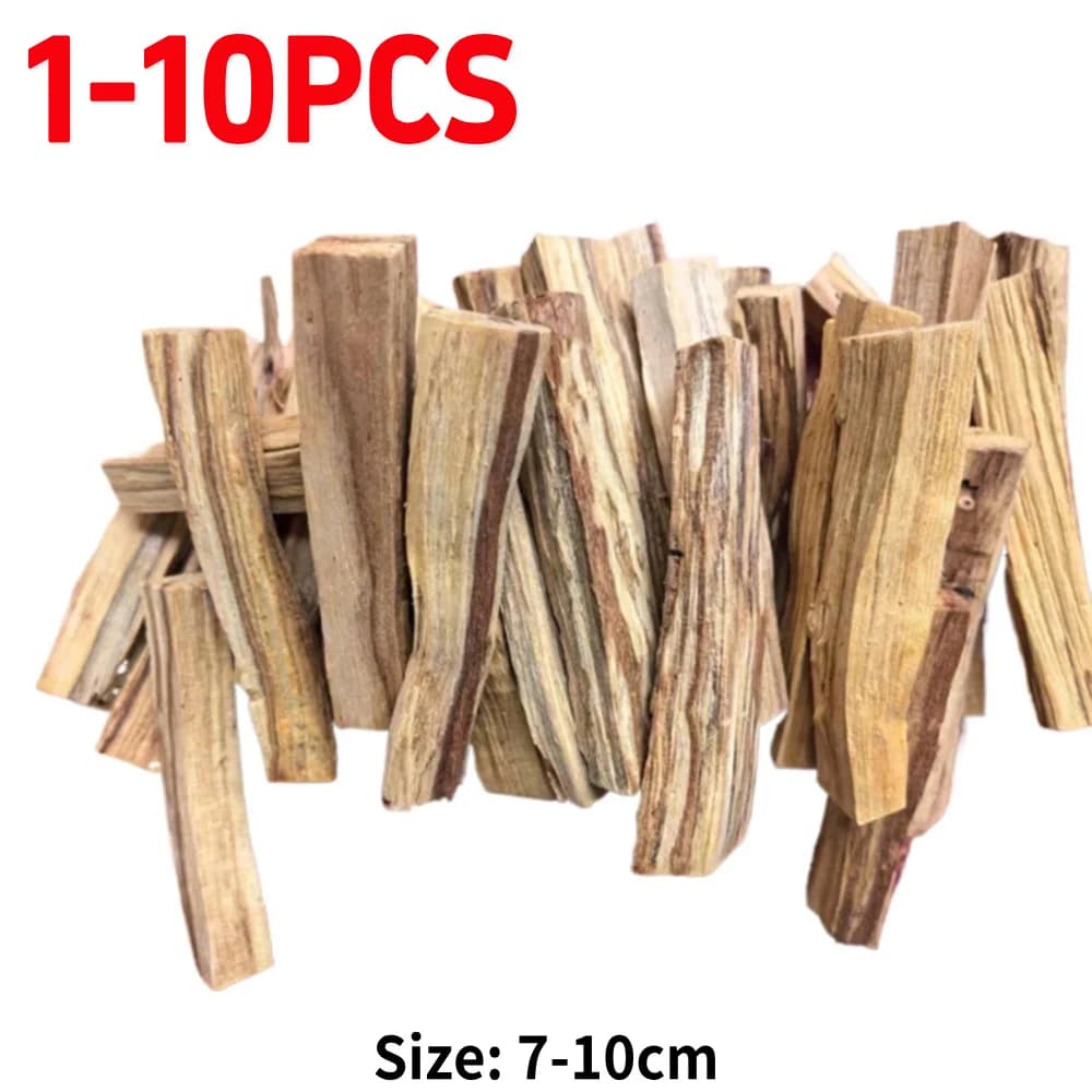 1-10PCS Palo Santo Natural Incense Sticks 7-10cm for Burning from Peru Purifying Healing Stress Relief Scented Aroma Sticks