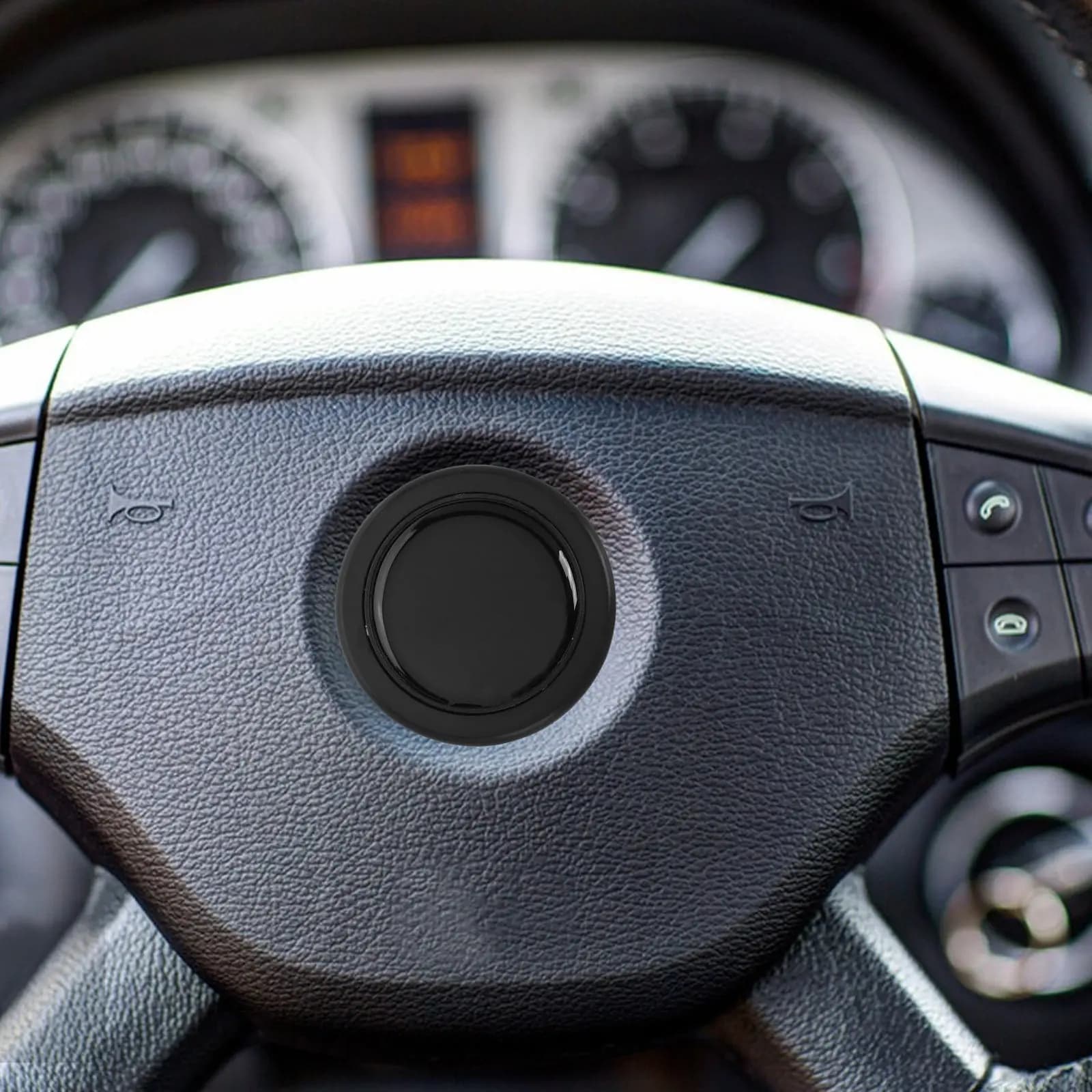 Copertura Universale per Pulsante Clacson da Volante, Interruttore a Pulsante in Plastica Impermeabile e Antiurto per Clacson Auto, Barche e Applicazioni Marine