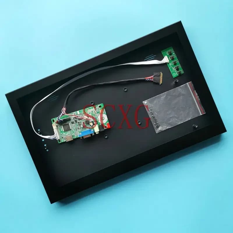 For LP156WH4 LP156WH2 LP156WH3 15.6" WLED LCD Monitor 40 Pin LVDS Metal Case+58C Controller Drive Board 1366*768 Screen DIY Kit