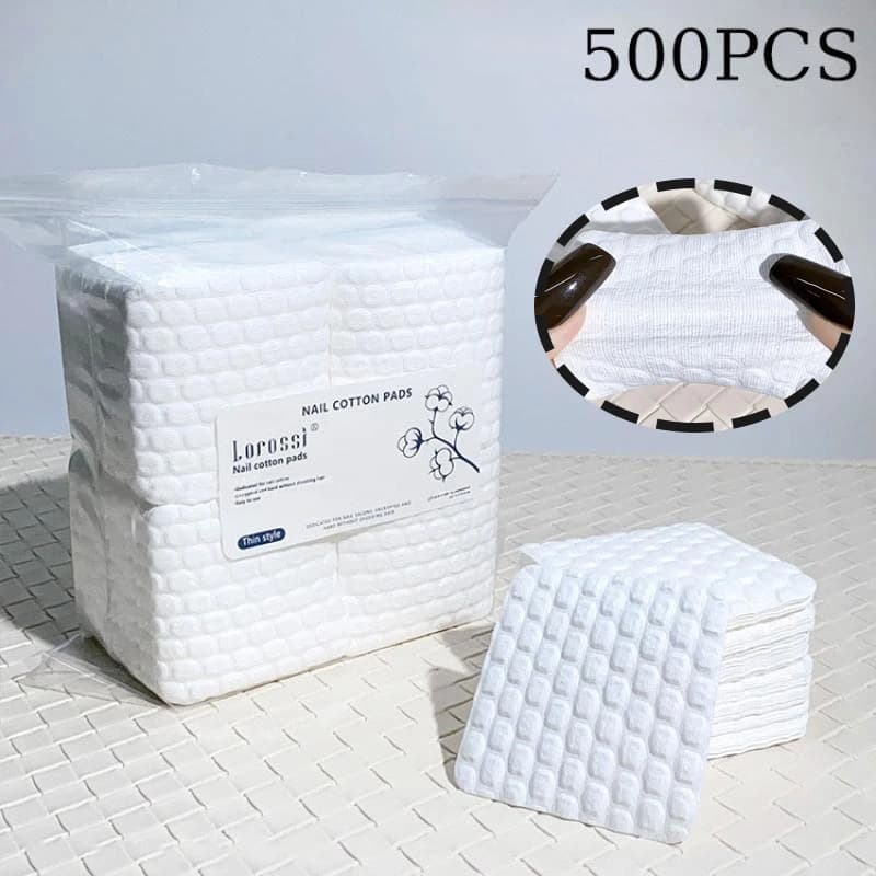200/500 Pz/Pack Nail Polish Remover Gel Polish Remover Clean Duvet Towels for Manicure Handbags Without Peel Detergent Cotton Paper Drawings Tool