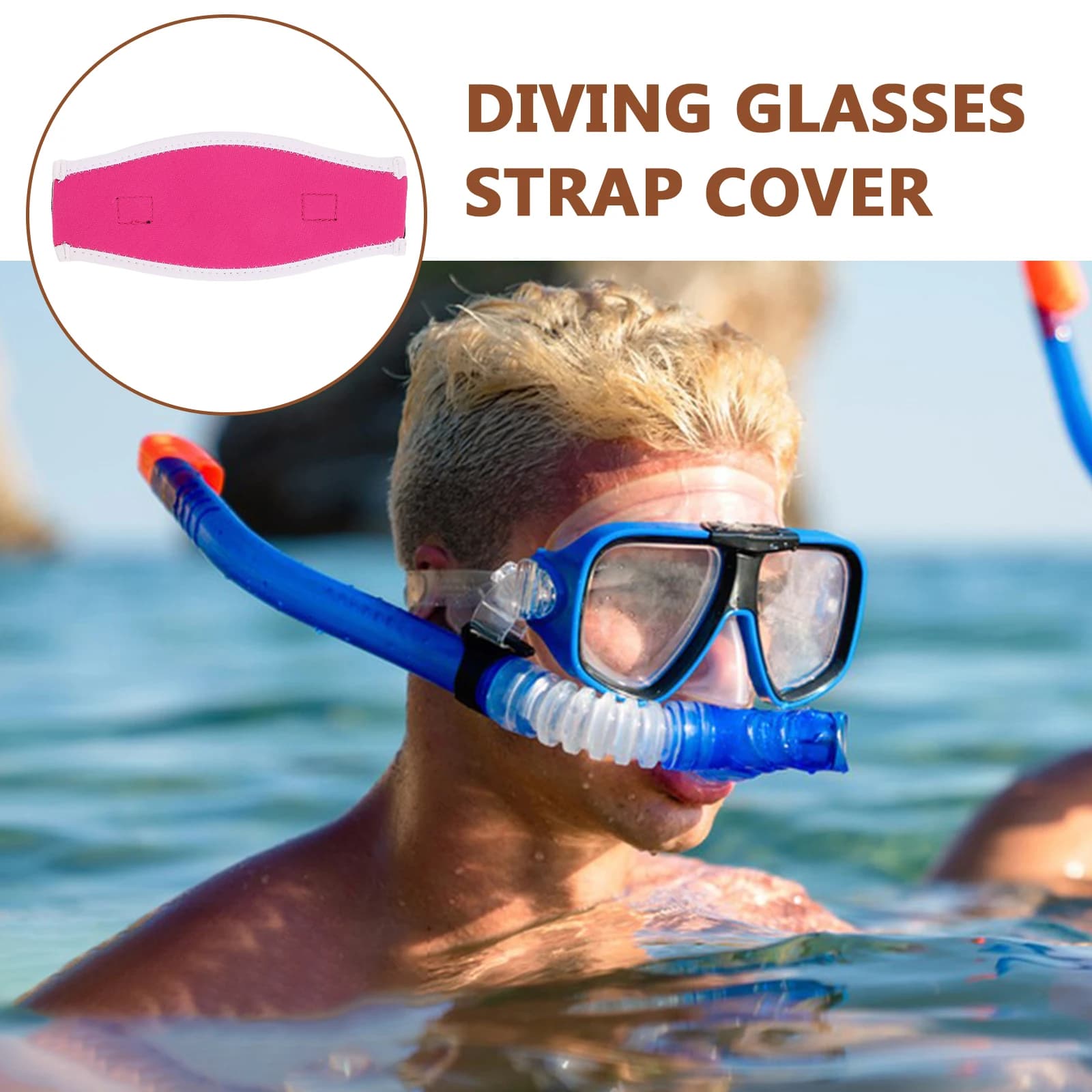 Anti-slip Swimwear Covers for Swimwear, Long Hair Protection, Dive Glasses