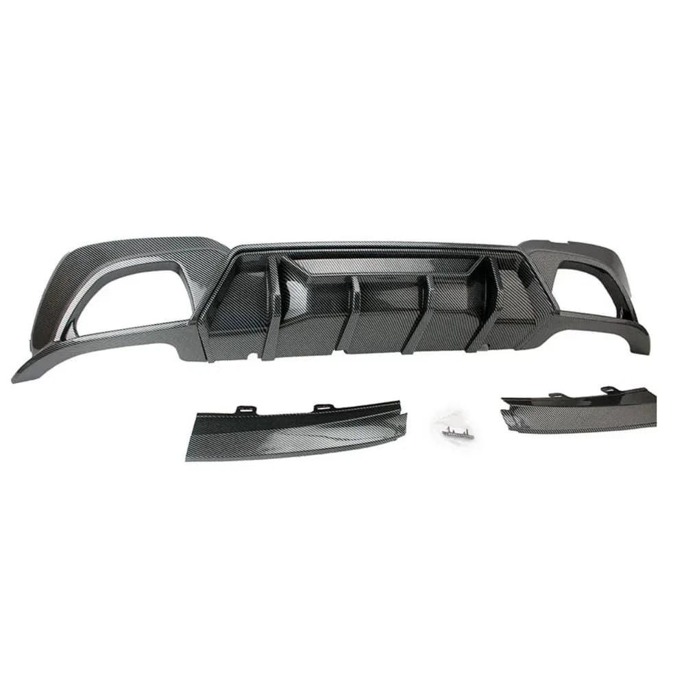 Labbro diffusore posteriore adatto per BMW Serie 3 G20 G28 2019-2022 Nero lucido