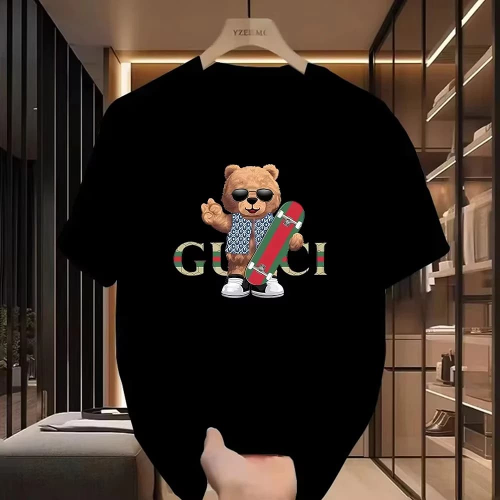 2026 Ultima Collezione Estiva T-shirt Stampata da Uomo e Donna in Puro Cotone Stile Harajuku Designer Classico Traspirante Oversize