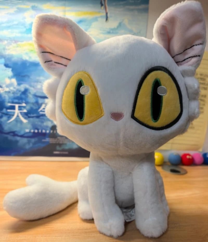 Peluche Anime Suzume no Tojimari, Gatto Carino, Morbido, Personaggio Anime, Decorativo, Regalo di Compleanno, Ciondolo