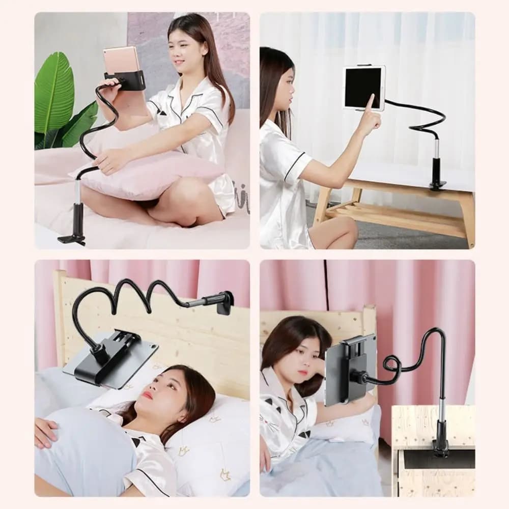 Nuovo supporto per telefono cellulare da 70 cm Staffa da tavolo portatile flessibile Supporto per tablet a braccio lungo universale