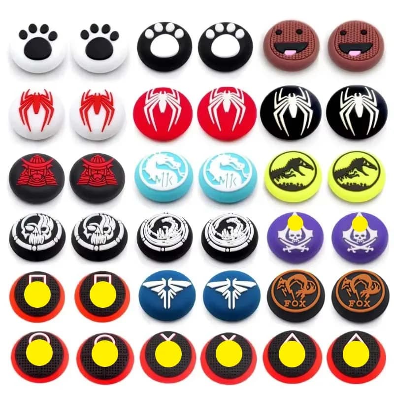 Silicone Thumb Grip Cap Cover For PS4 PS5 Playstation 5 Xbox Series XS Game Joystick Controller Accessories Thumbstick Grip Caps