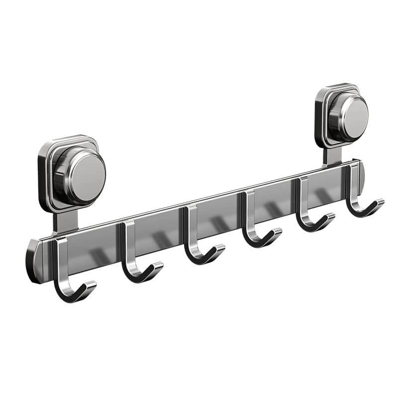 Gancio per porta a ventosa, viscosa resistente, senza perforazione, gancio per porta bagno, appendiabiti per porta