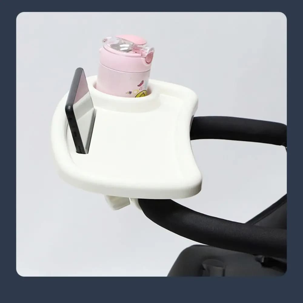 Vassoio Porta Snack per Passeggino, Tavolino da Pranzo per Passeggino, Accessorio per Carrozzina