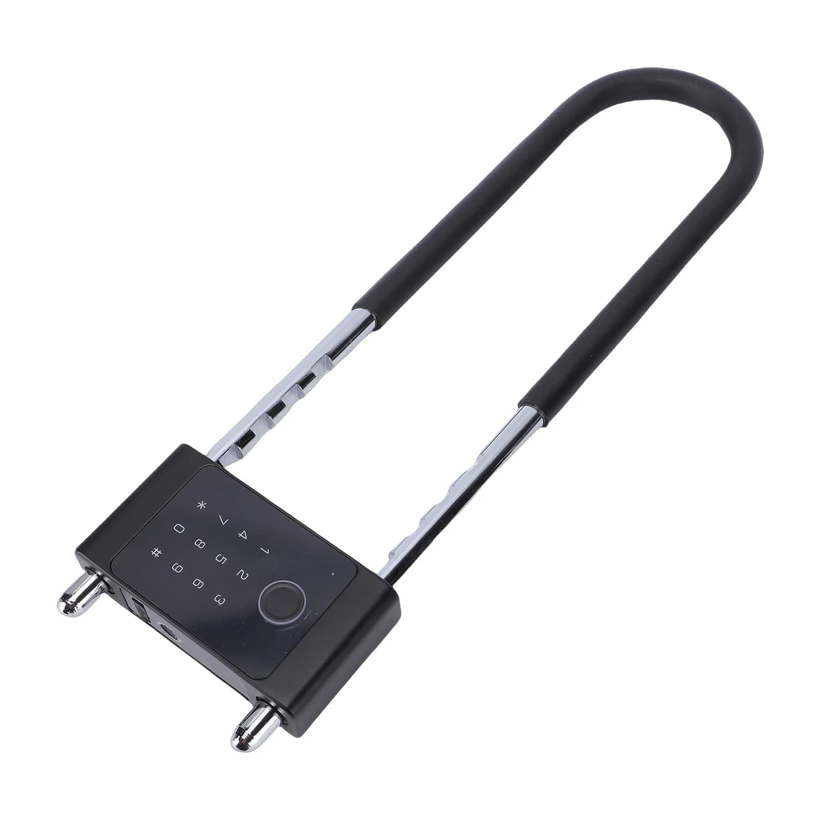 Tuya Smart U Lock Fingerprint Password IC Card Mechanical Key APP Unlocking Multifunctional Gate Lock Bicycle Motorcycle Lock