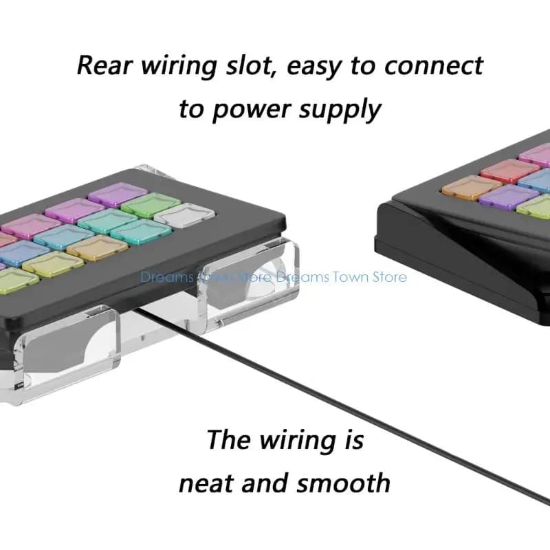 HX6A High Gloss Acrylic Stand Design Specifically For Stream Deck 2 Controller