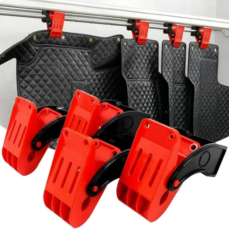 Car Cleaning Mat Clip Car Accessories Car Washing Mats Multifunctional Tools for Yoga Mat Clips Cleaning Hooks