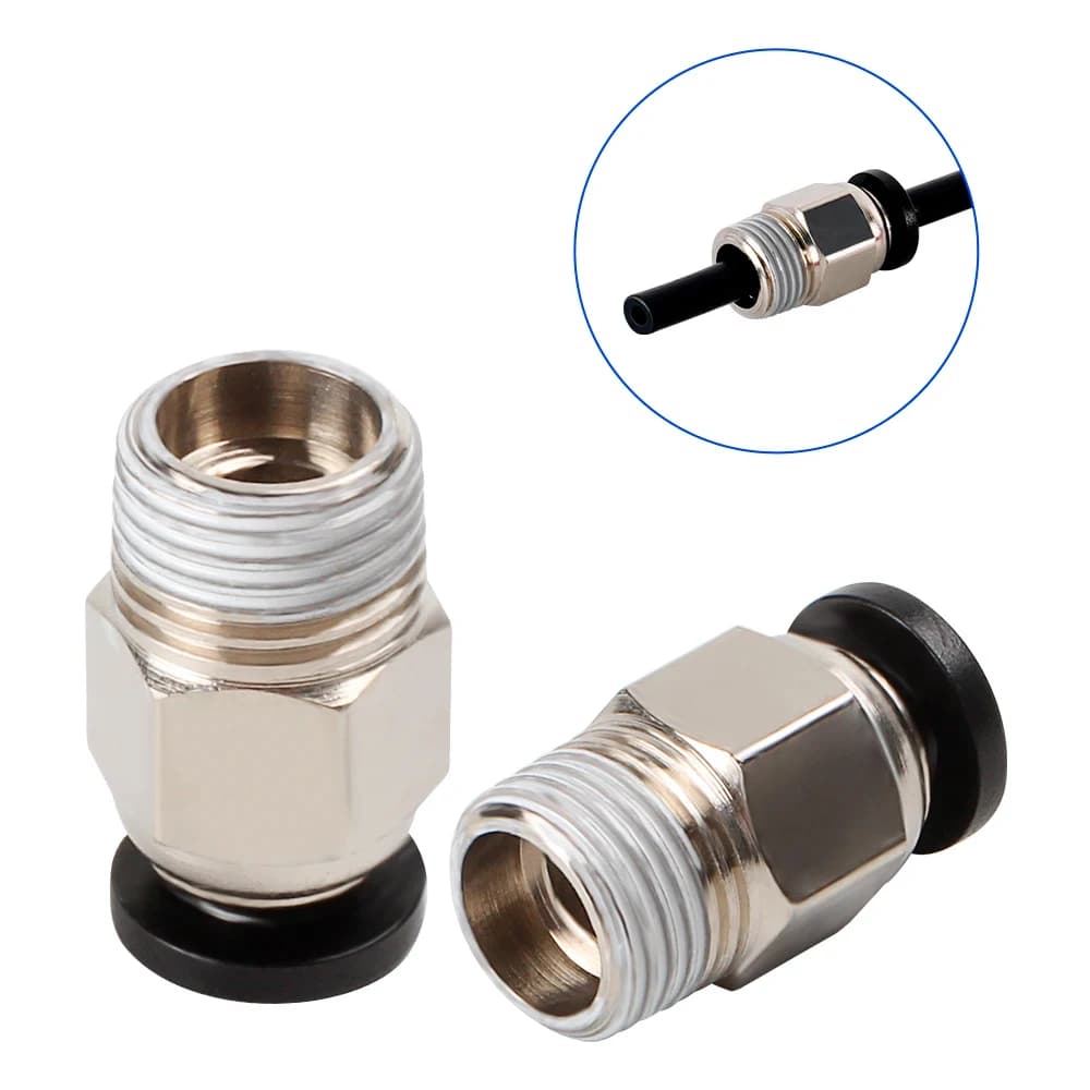 FLSUN QQ-S PRO Parte stampante 3D Estrusore Raccordo pneumatico Connettore Estrusione Alimentazione tubo PTFE da 4 mm