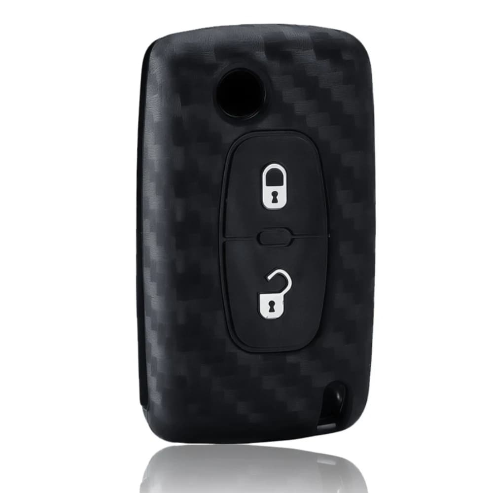 Per Peugeot 206 308 3008 Expert Partner Citroen C3 Pluriel Picasso Berlingo Telecomando In Silicone 2 3 Pulsante Portachiavi Custodia Cover
