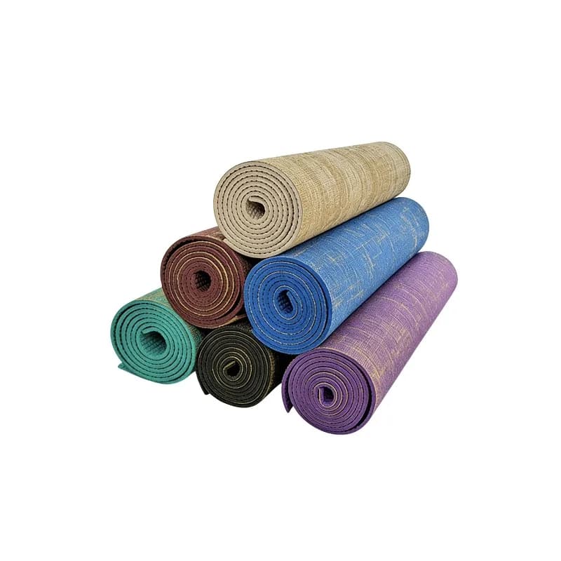 PVC 5mm Yoga Mat Non-Slip Exercise Mat Yoga Studios Gym Home Workout Mat