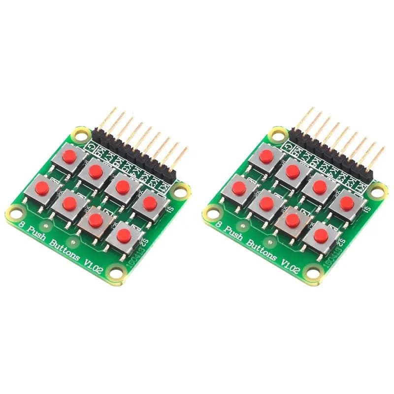 2 Pieces Matrix Keyboard 2x4 and 4x2 with 8 buttons for Arduino AVR PIC, Module 2x4