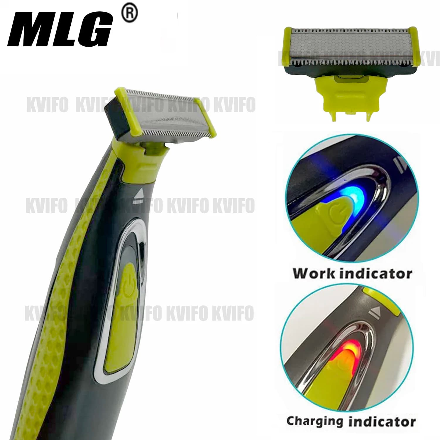 Rasoio elettrico MLG per uomo e donna, trimmer portatile per tutto il corpo, rasoio con lama a forma di T USB, lavabile, per barba e ascelle