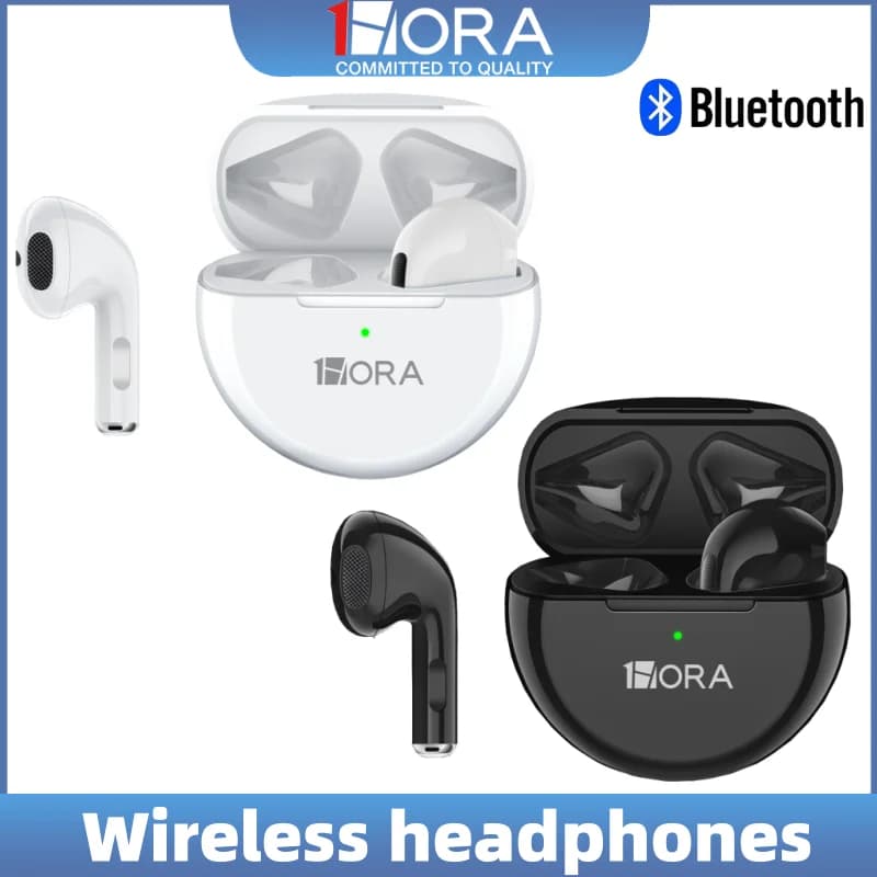 1HORA Wireless Bluetooth Headset AUT119 Intelligent Touch Control Headphones Long Lasting Battery Life Support Android ISO