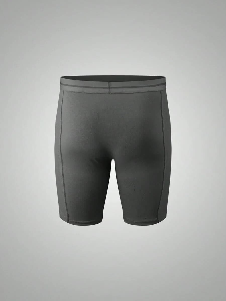 Mens Long Leg Sports Boxer Shorts Cotton Blend Breathable Anti-Abrasion