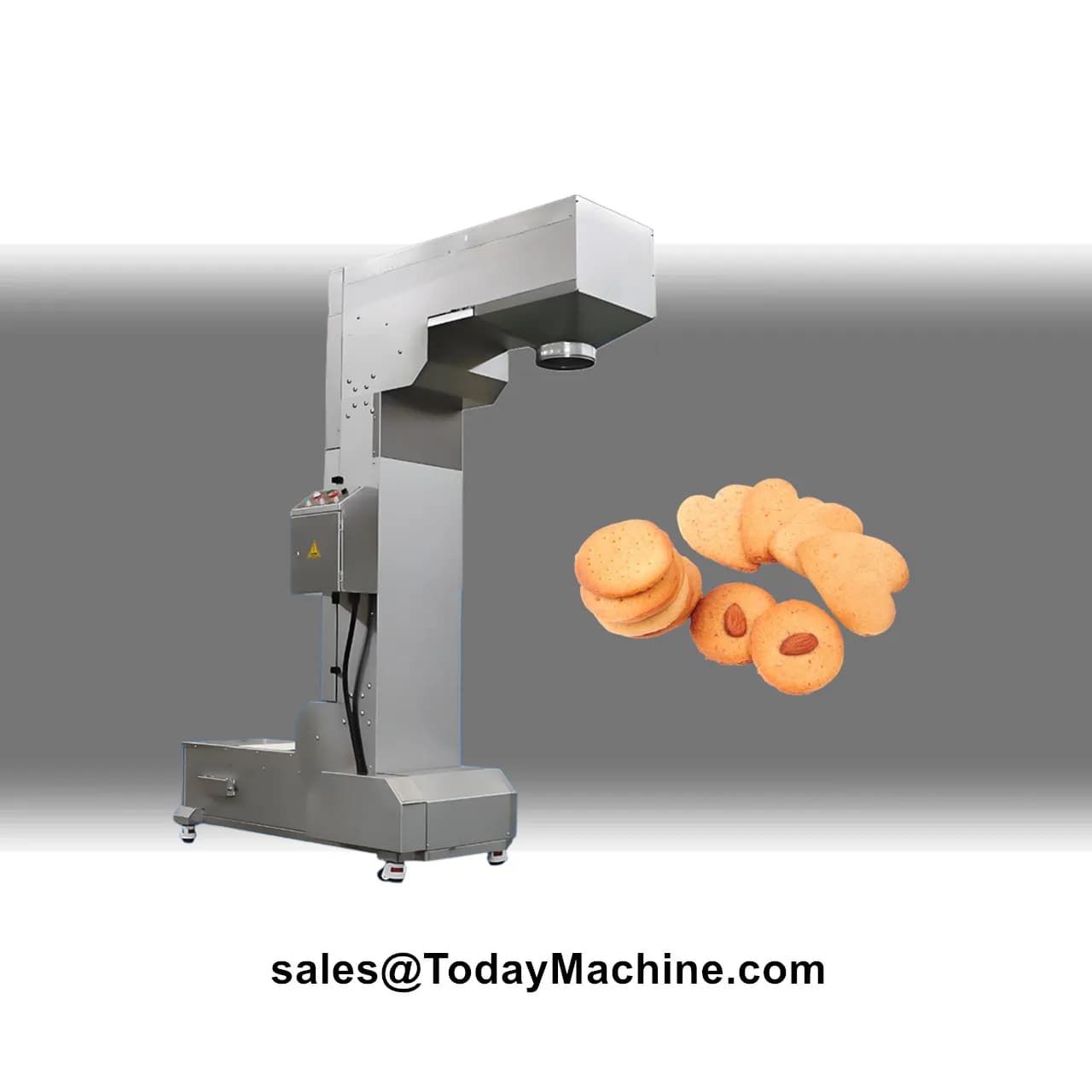 Z-type belt lift with rice, potatoes, feed and cereals