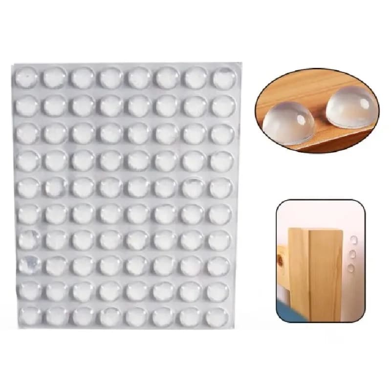 100 pz Trasparente Auto Adesivo Piedi Rotondi Paraurti In Gomma di Silicone Paraurti Morbido Antiscivolo Ammortizzatore Piedi Pad Smorzatore