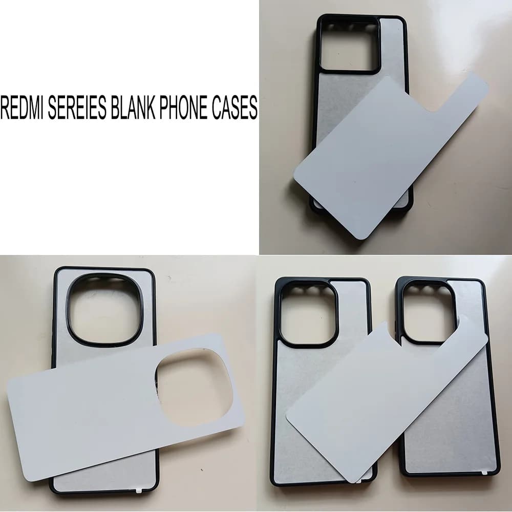 Custodie per telefoni in bianco a sublimazione per redmi note 15 14 13 pro plus 12 14c 13c 12c cover custodia sublimata