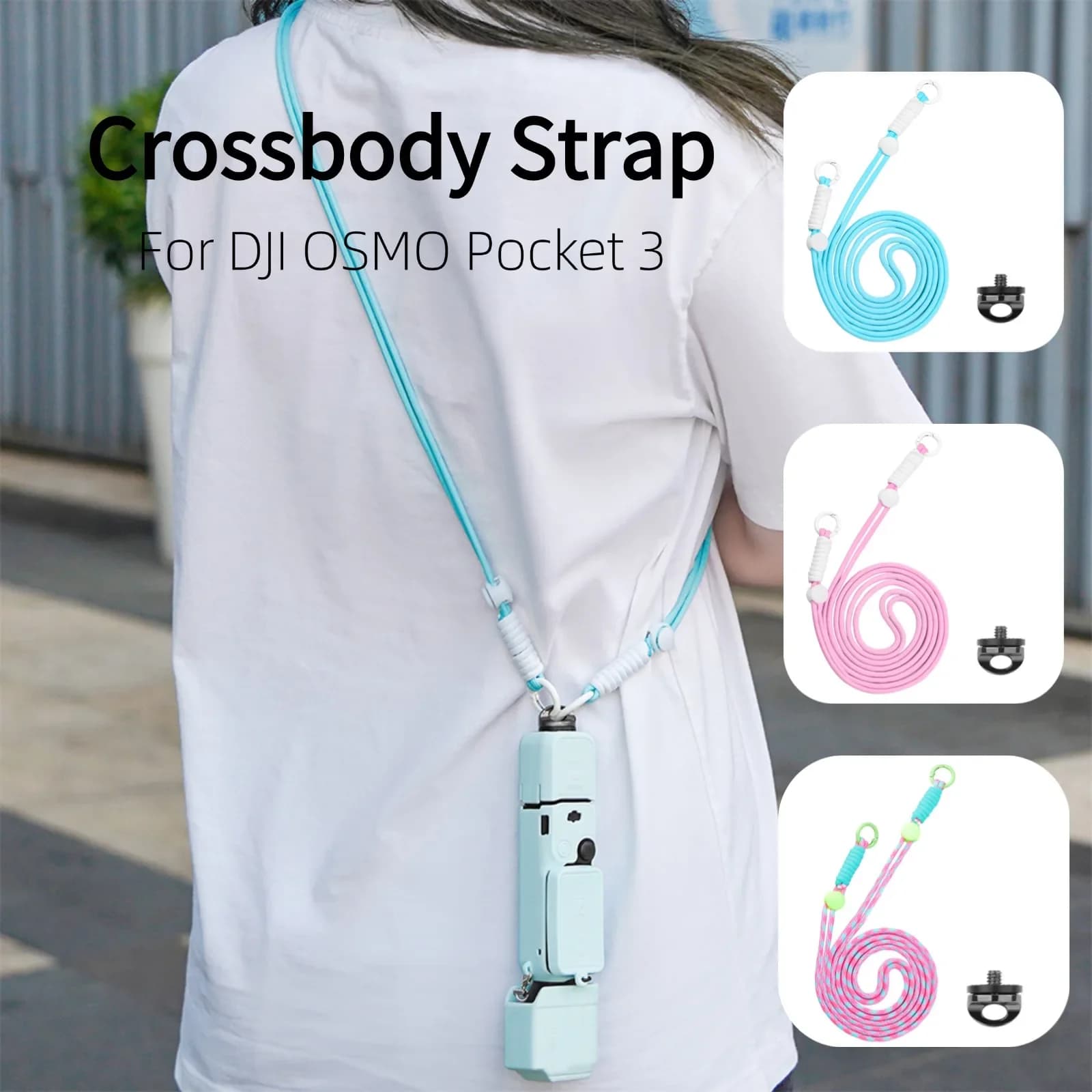 Protective shoulder strap for DJI OSMO Pocket 3 Action 5Pro 4 3 Gopro Hero 13 12 11 10 9 8 Insta360
