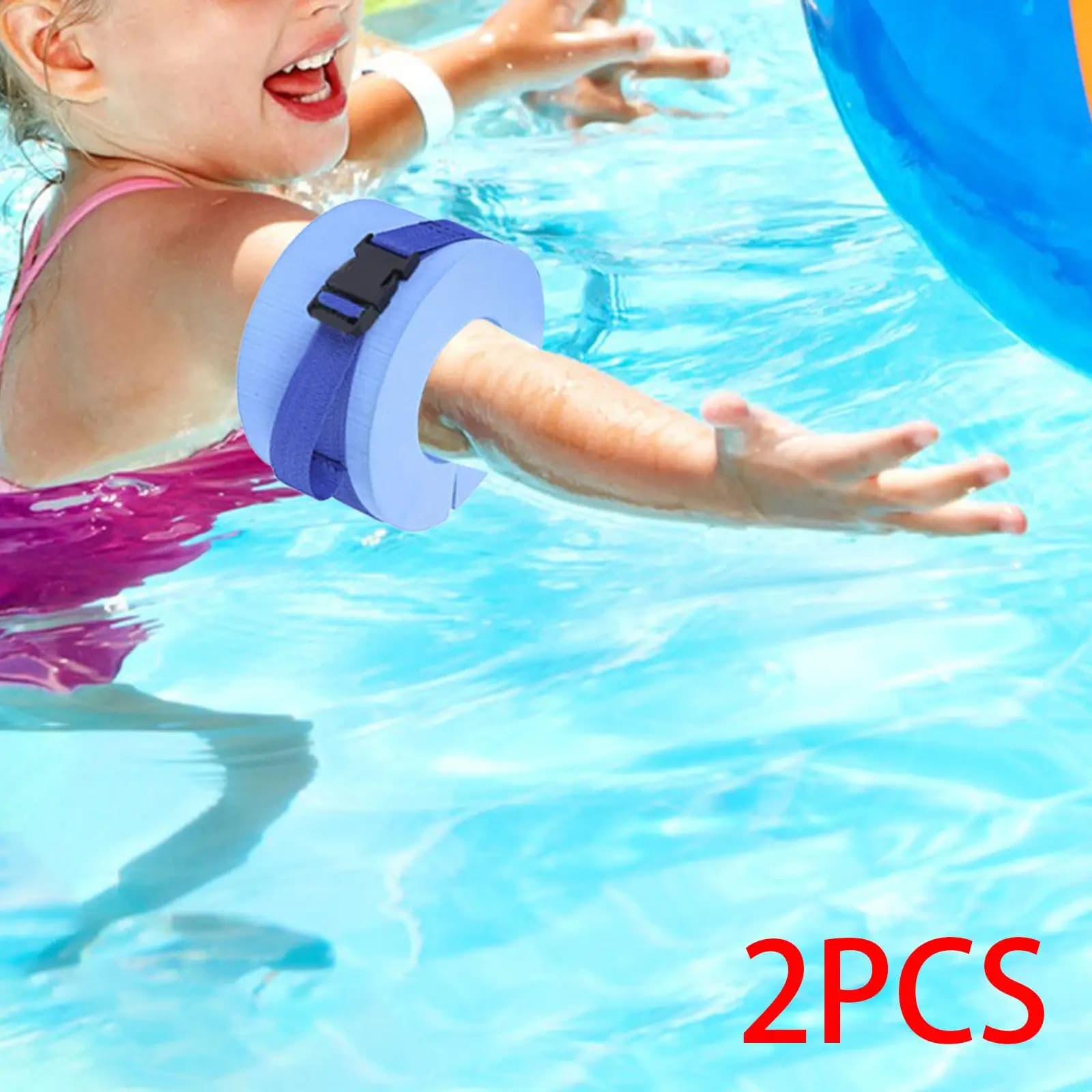 2x Swim Aquatic Cuffs Swim Trainer Ankles Arms Belt Waterproof Swimming Arm