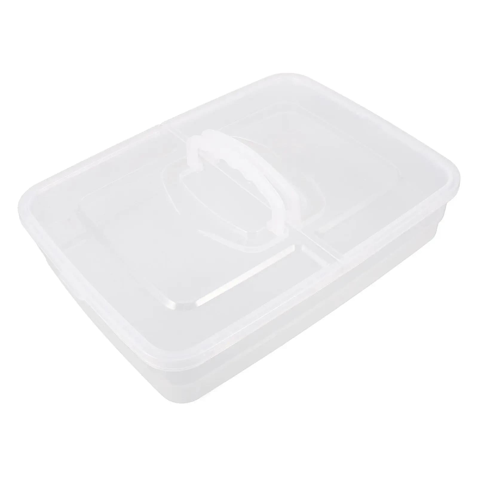 Contenitore Professionale Impilabile per Lievitazione Pizza con Coperchio Antigoccia e Maniglia Ergonomica - Scatola per Lievitazione e Conservazione Impasto