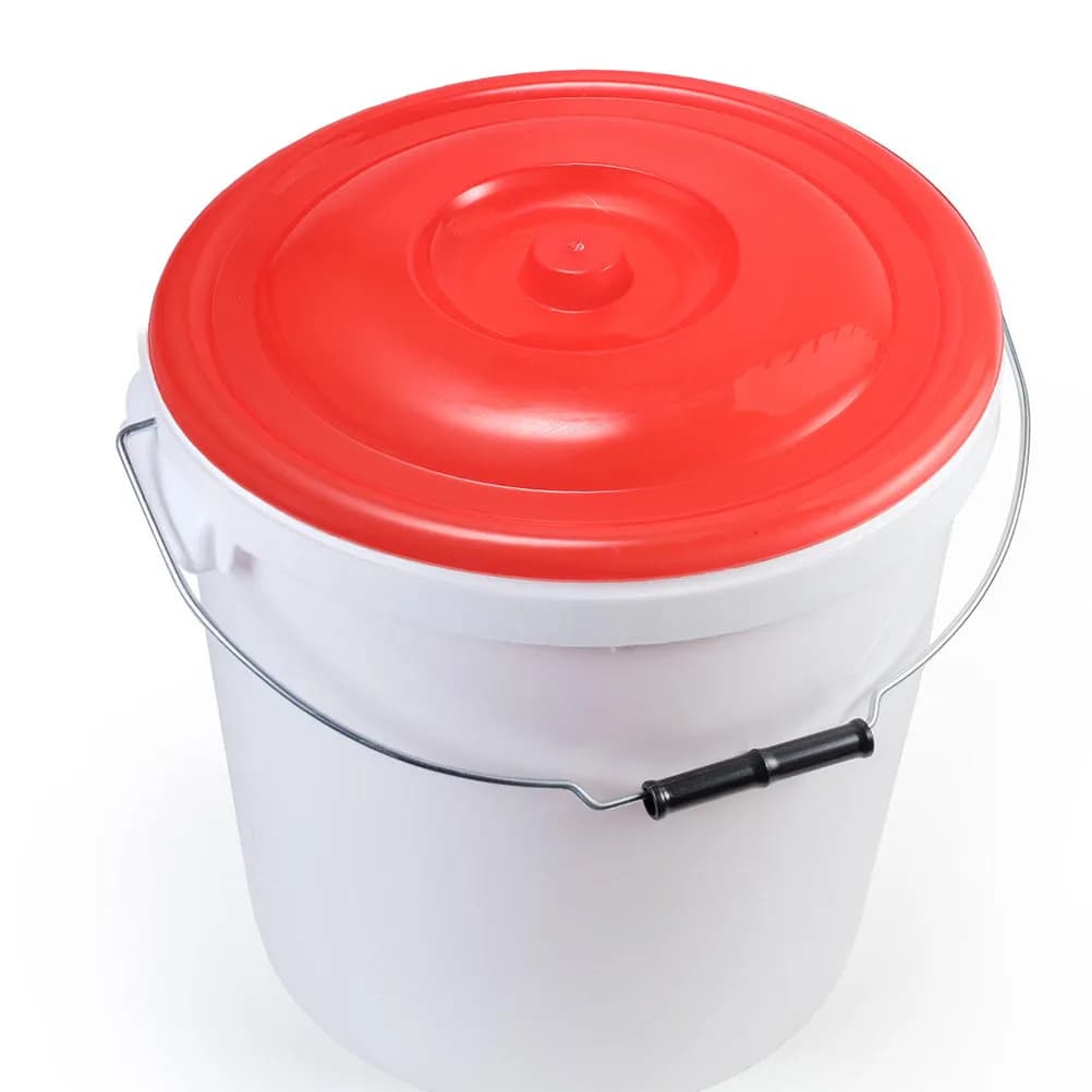 Coperchio Rotondo in Plastica da 23 cm per Secchio, Coperchio di Ricambio Resistente per Pattumiera, Secchio dell'Acqua, Contenitore Rifiuti, Parte di Ricambio per Pattumiera