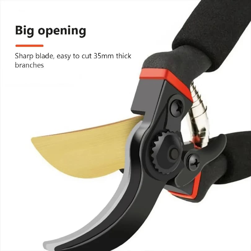 Professional Garden Pruning Shears Horticulture Hand Pruner Shrub Scissors Orchard Branch Cutting Tool for Plant Trim And Garden