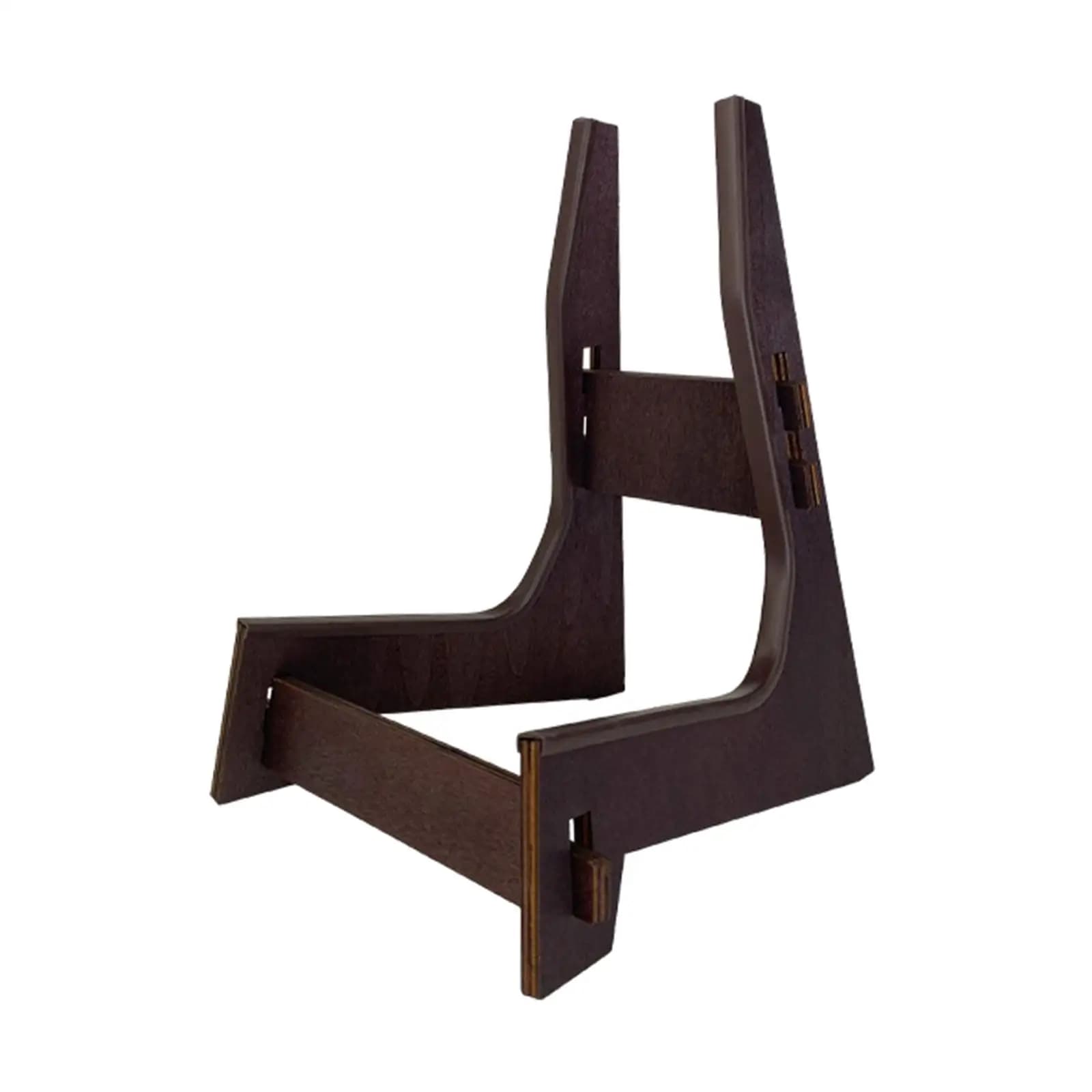 Elegante supporto per ukulele con finitura effetto legno, staccabile, da pavimento, antiscivolo, per casa, esposizioni e musicisti