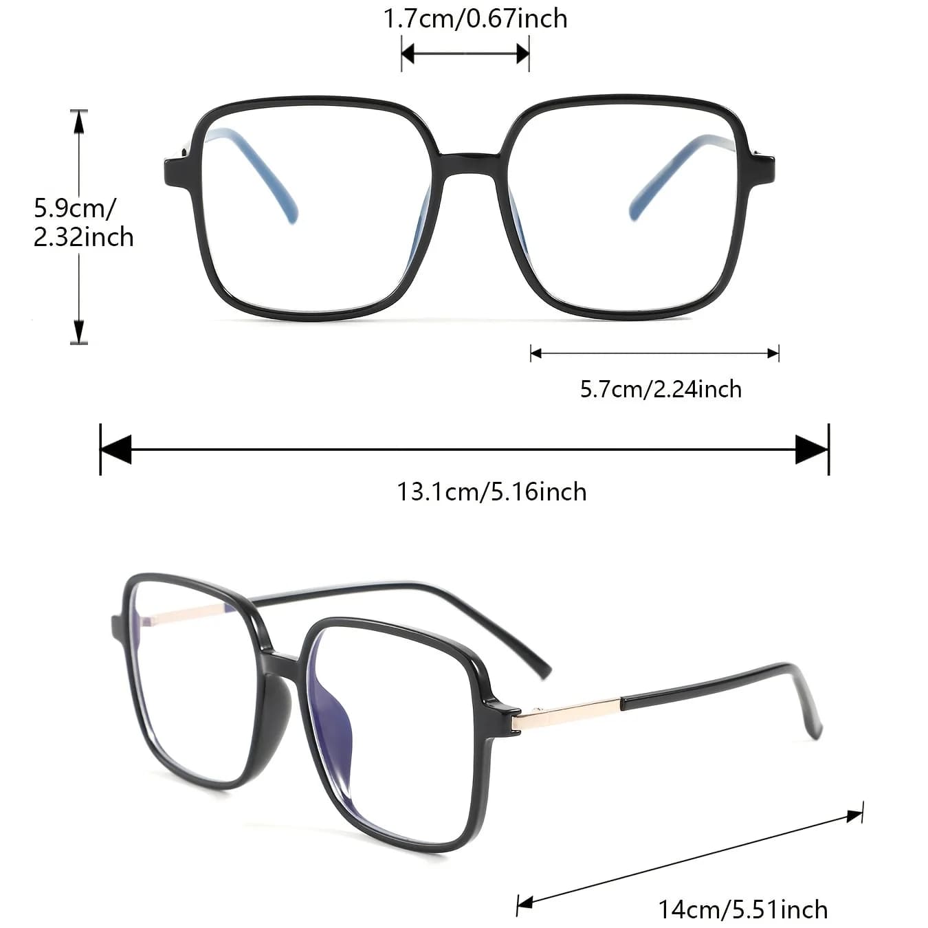 1 pair of women's/men's geometric retro fashion flat glasses, suitable for decoration and gifts for friends, daily leisure, suitable for any face shape, back-to-school season, versatile, high-end