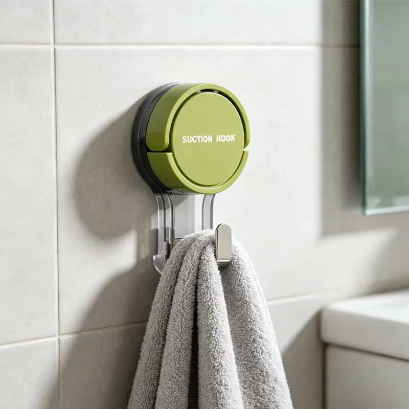 Ganci a ventosa resistenti riutilizzabili per bagno, cucina, camera da letto, appendiabiti per asciugamani e vestiti, organizer per la casa