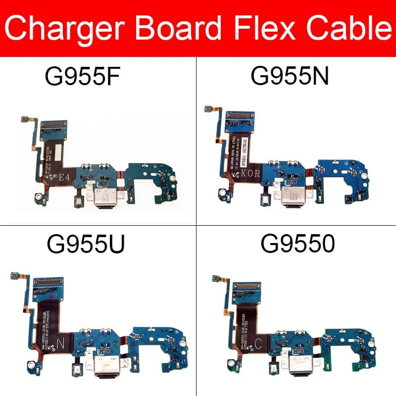 Scheda di ricarica con spina USB per Samsung Galaxy S8 Plus G955F G955N G955U G9550 Parti di ricambio per scheda porta jack USB di ricarica