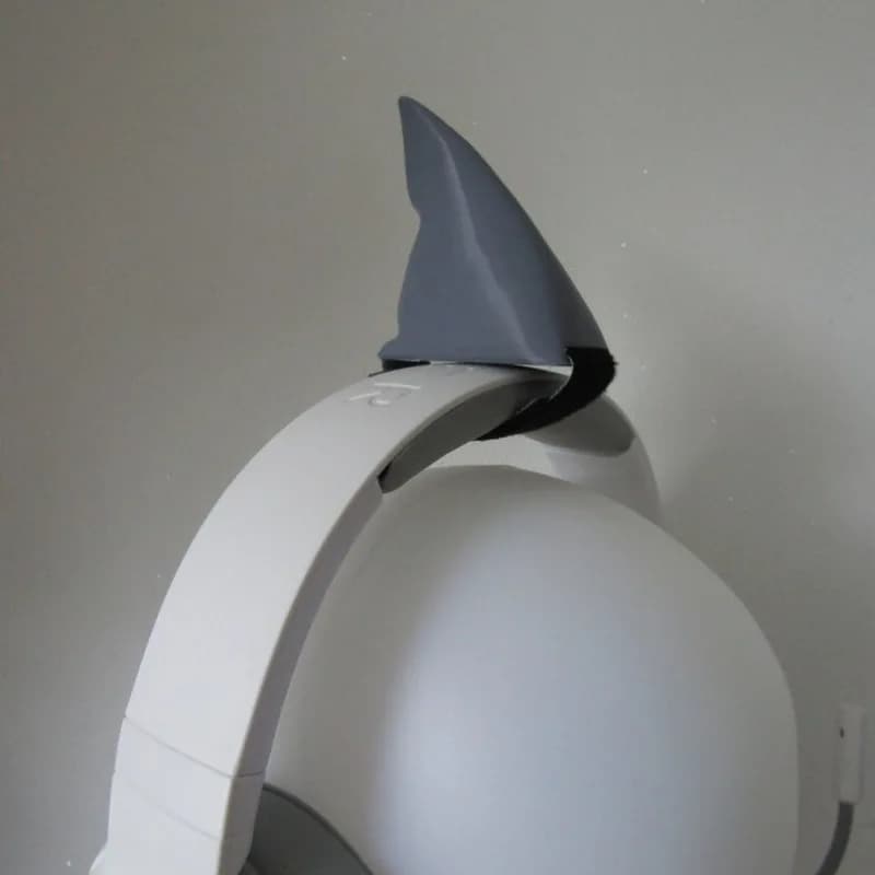Accessorio per cuffie a forma di pinna di squalo – Topper universale per cuffie, ideale per streamer, cosplayer e configurazioni di gioco divertenti