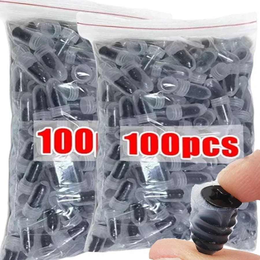 Kit Riparazione Pneumatici Auto, Camion, Moto, Scooter - Set Attrezzi Riparazione Forature Gomme con Colla e Chiodi in Gomma