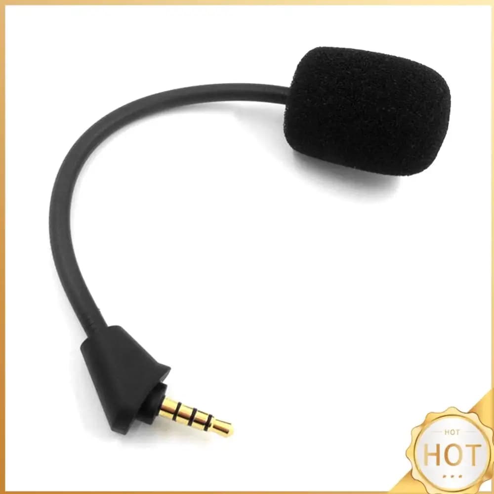 Replacement Game Mic 3.5mm Jack Microphone for Kingston HyperX Cloud II Wireless Gaming Headset Headphones Mic