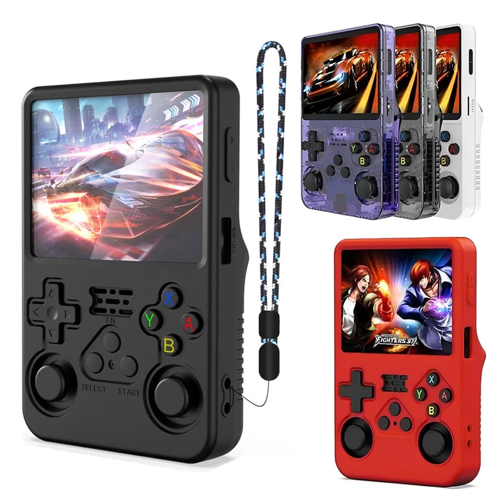Custodia Protettiva alla Moda per R36S, Cover in Silicone Morbido a 360 Gradi ° Custodia Protettiva Antiurto per Console di Gioco Portatile R36s