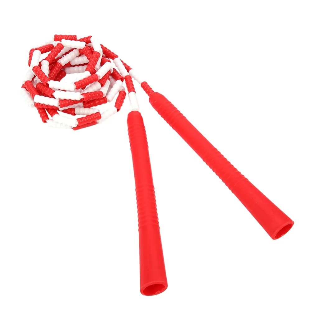 Jumping Racing with PVC Beads, Segmented Corda with TPU Beads, Jumping Corda 2,8 Meters for Exercises at Home