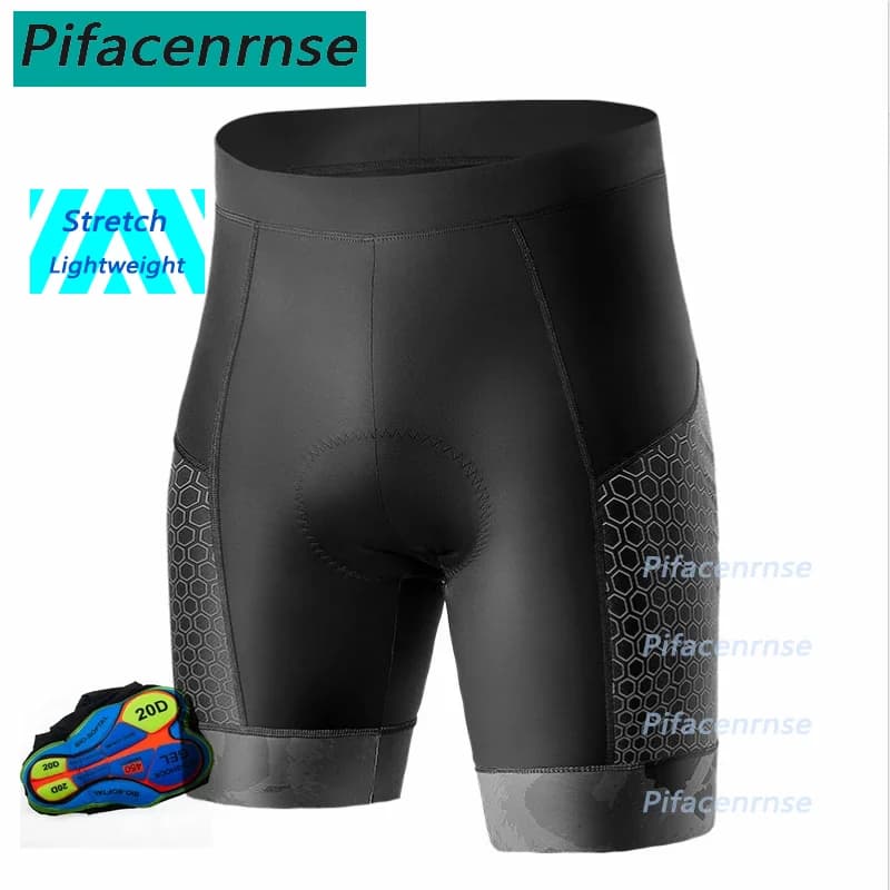 Pro Team 20D Gel Padded Cycling Shorts Men Bicycle short Pants Mtb Bike Trousers Tights Sports Wear Bycicle Clothes
