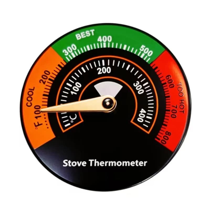 E28F Back Mount Stove Thermometers for Household Heating Use and Pipe Work
