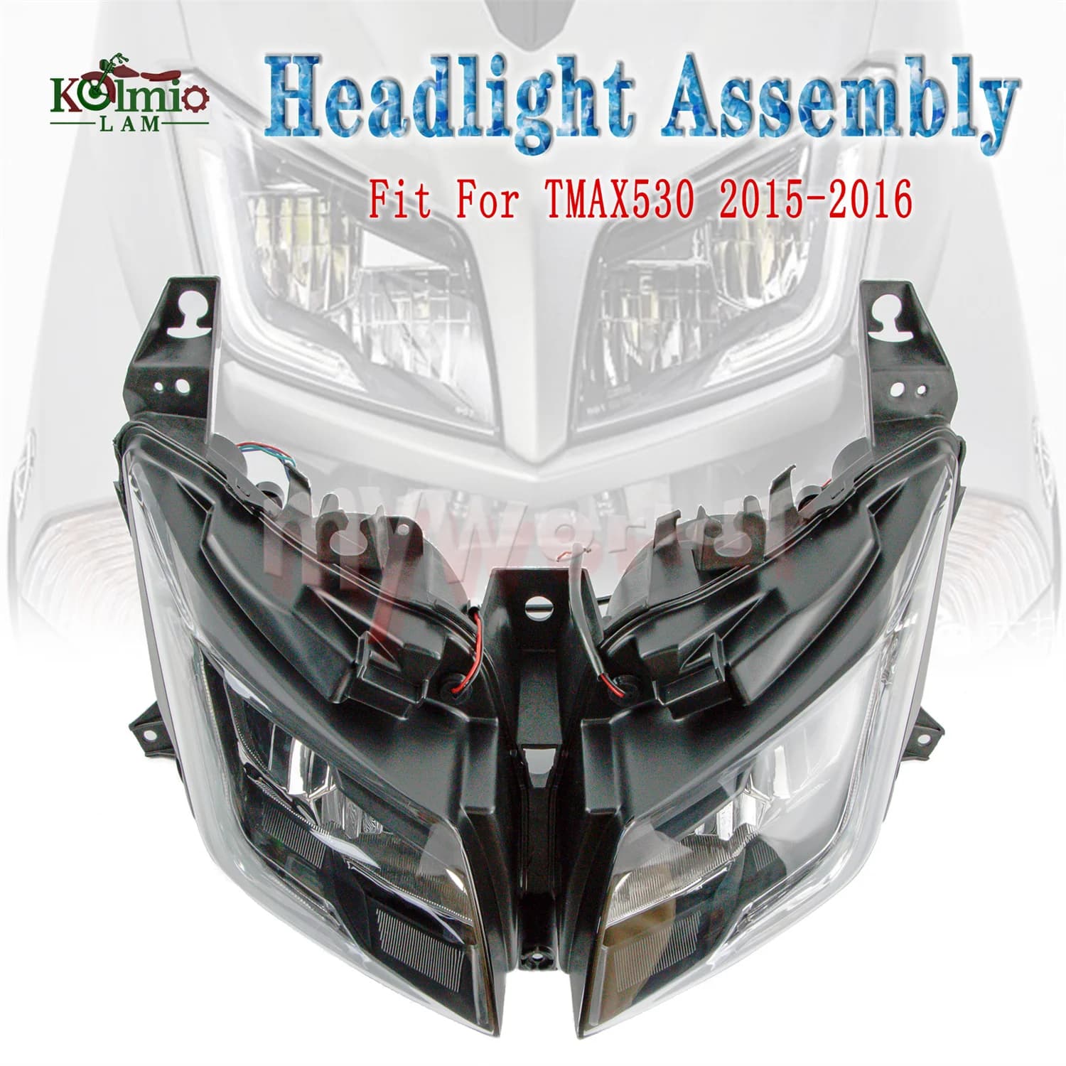 Fit For Yamaha TMAX 530 2015 2016 LED Headlight Headlamp Head Lamp Light Assembly Motorcycle TMAX530 T MAX XP 530 15 16