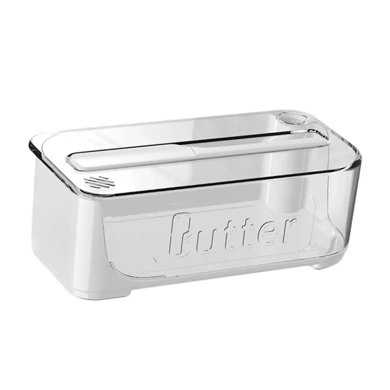 ABUL-Butter Dish Storage Box With Cutter Food Storage Container With Lid Easy Cutting