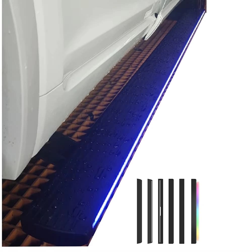 Automatic Electric Aluminum Alloy Side Step Running Board LED LightFor Chevrolet Silverado 1500 2500 Tacoma Highlander Outlander