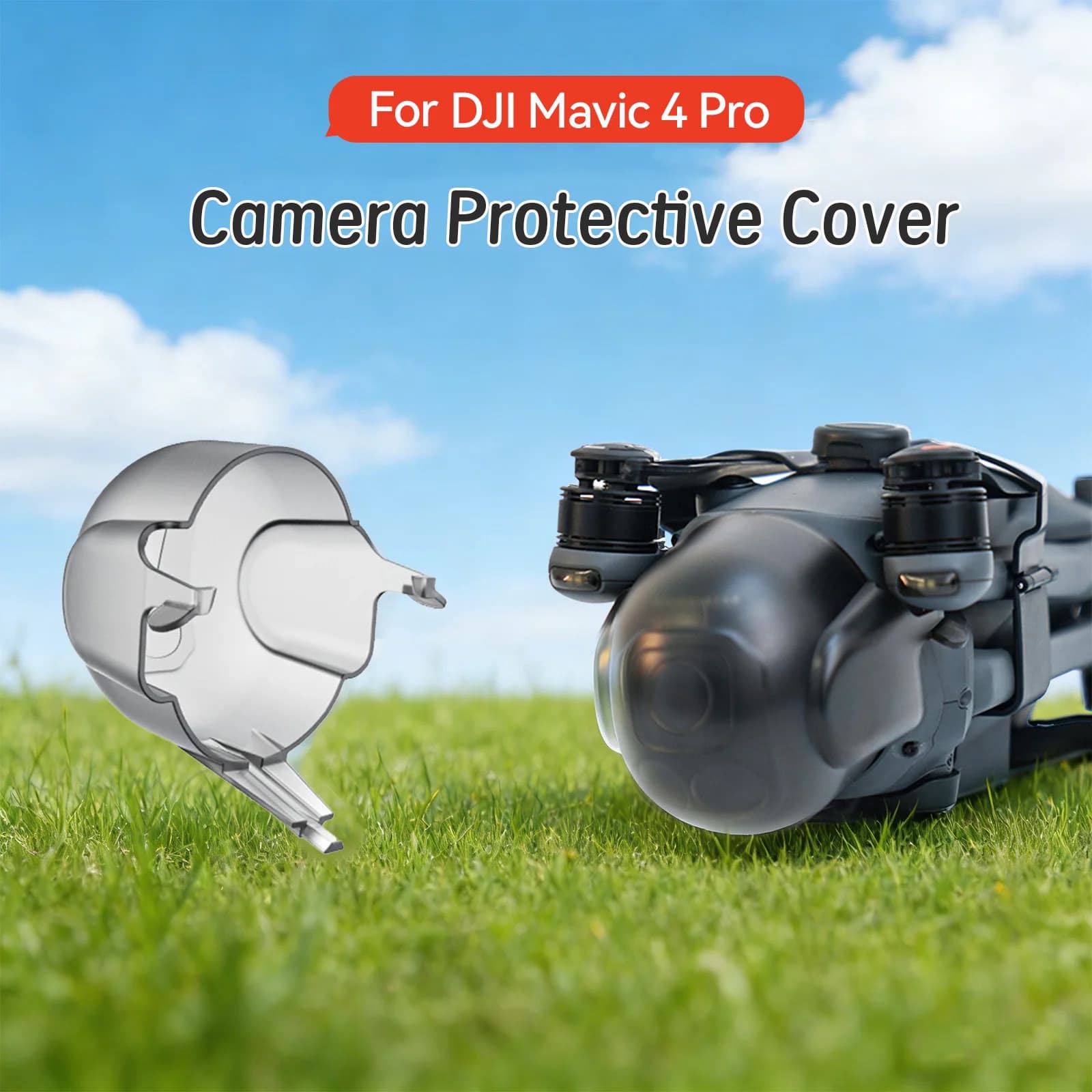 Copriobiettivo Gimbal ToriTails per DJI Mavic 4 Pro, protezione semi-circolare anti-collisione, accessori sicuri per droni
