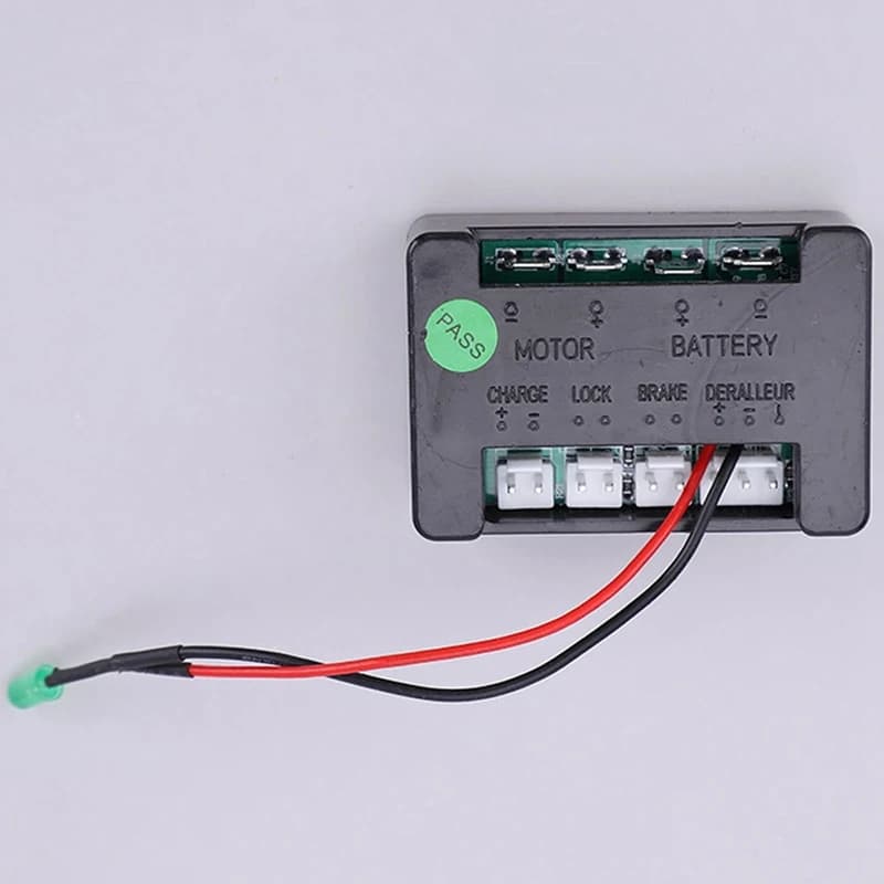 Controller per scooter elettrico A57T DC24V Controller per motore a spazzola elettrica da 120 W DC Parte per scooter elettrico con cavo di ricarica e cavo LED