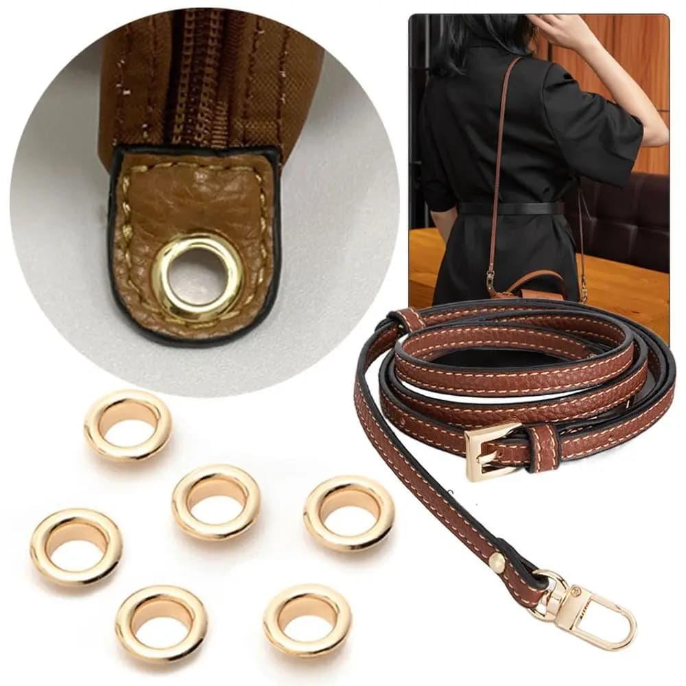 Transformation Crossbody Bags Accessories Handbag Belts Genuine Leather Strap Punching Eyelet Punch Buttonhole For Longchamp
